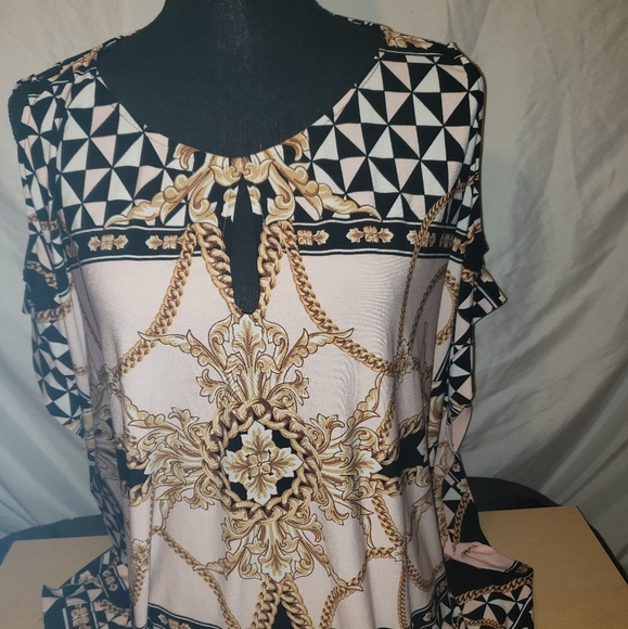 BOSTON PROPER COLD-SHOULDER TOPS - Picture 1 of 5
